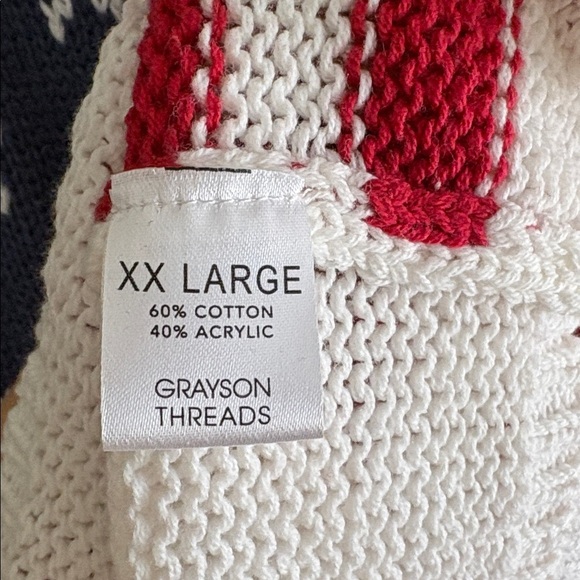 Grayson Threads American Flag Slouchy Sweater - Picture 4 of 4